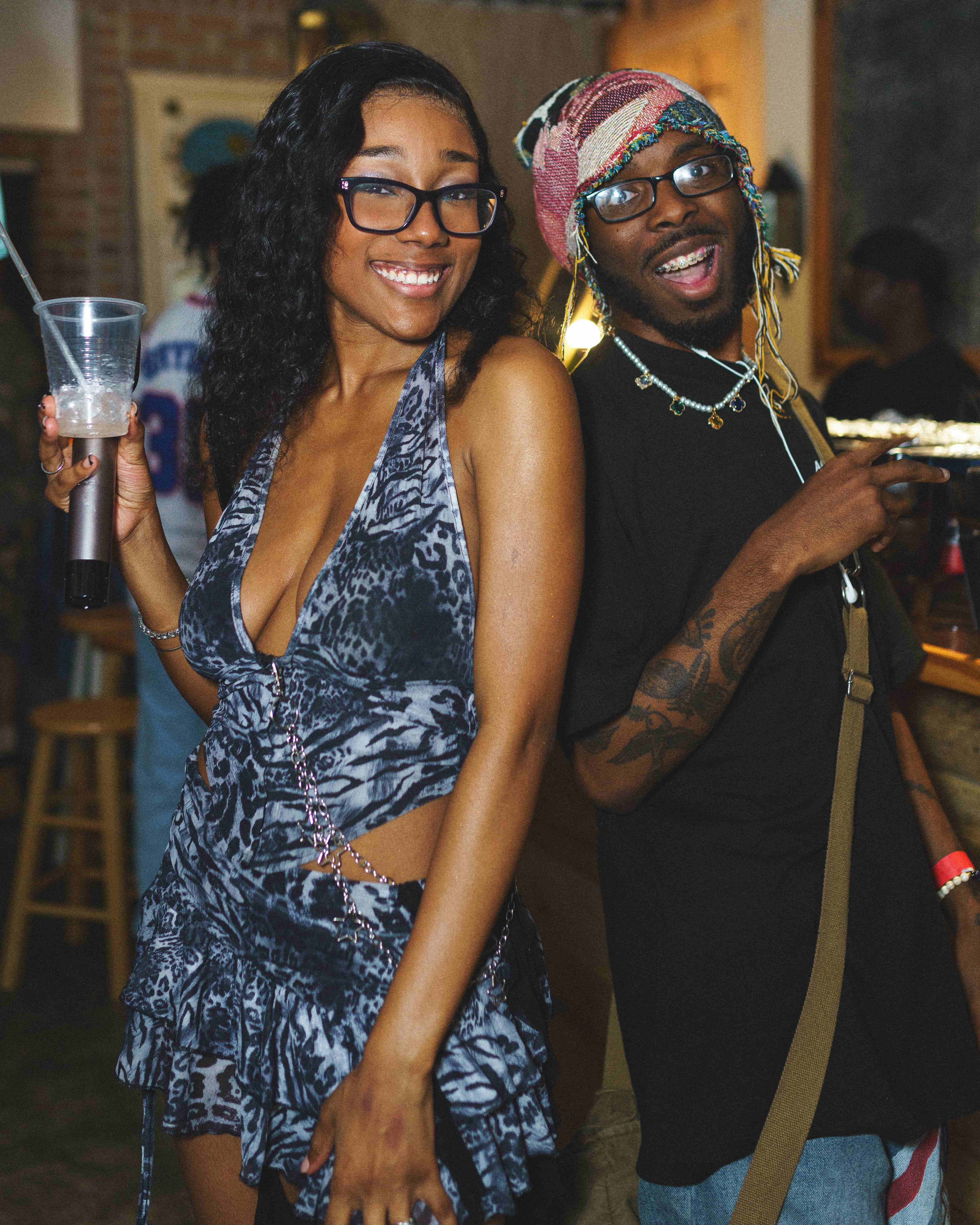 ViZb community members at party